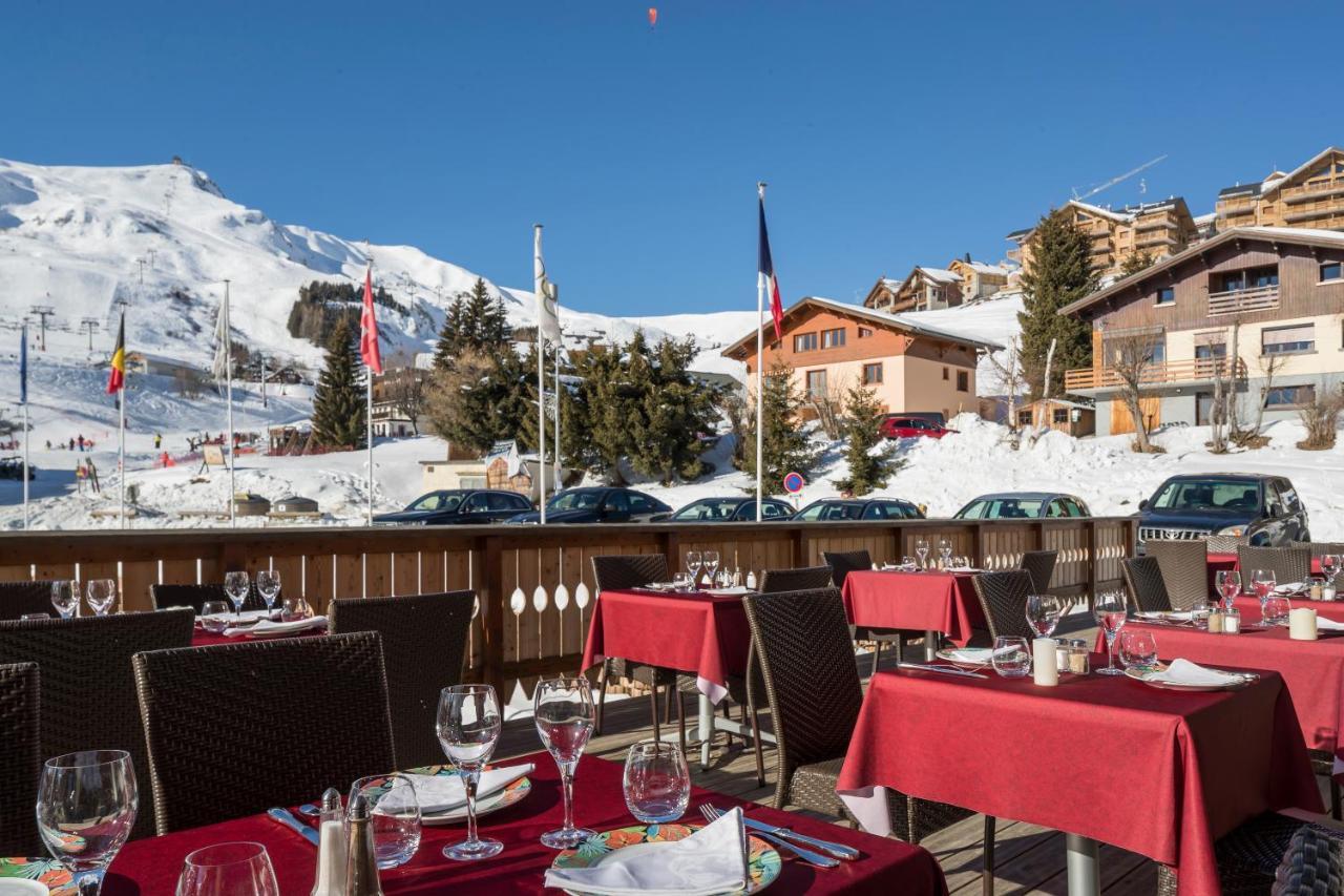 Hotel Les Soldanelles Fontcouverte-la-Toussuire Exterior foto