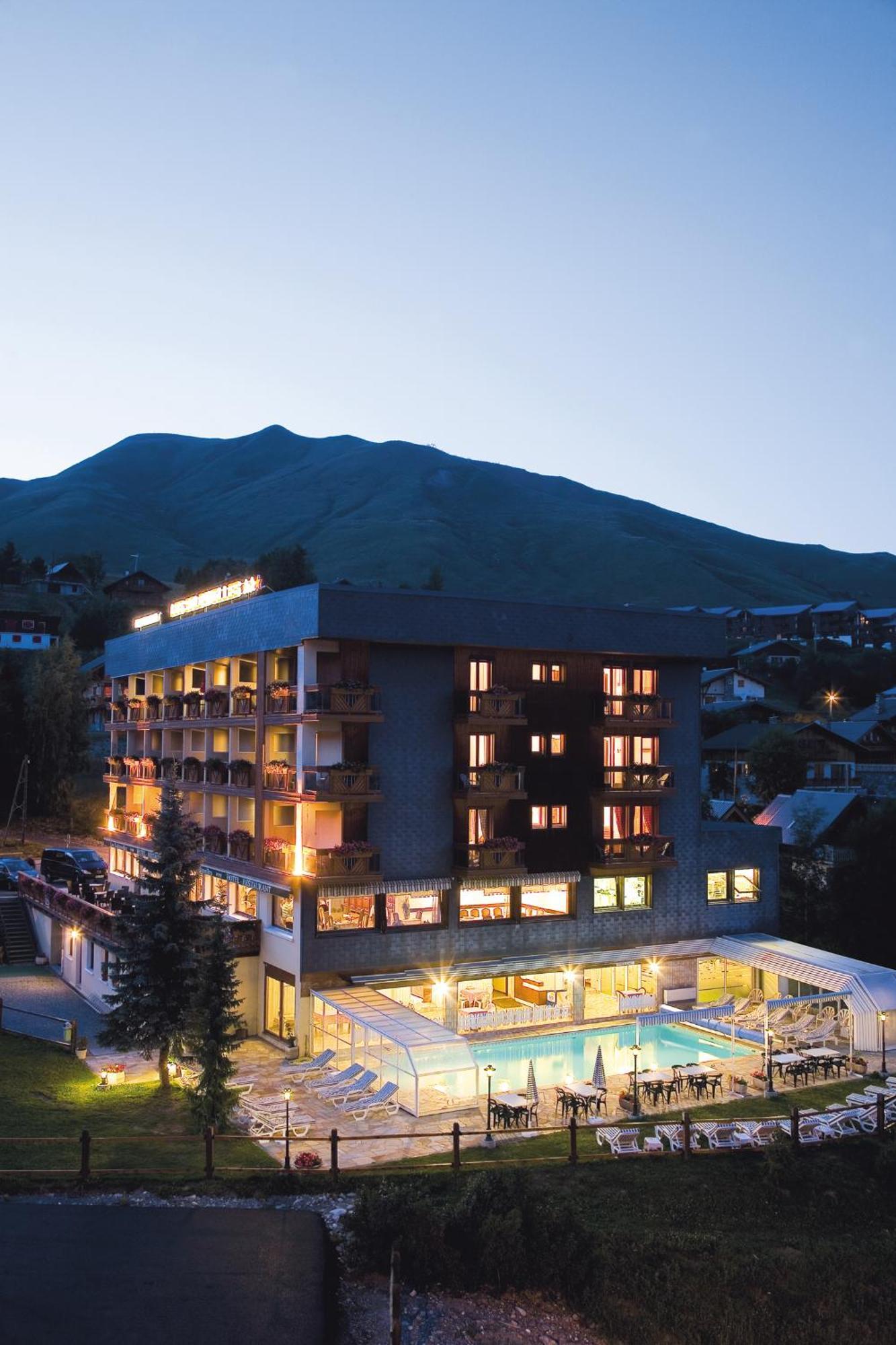 Hotel Les Soldanelles Fontcouverte-la-Toussuire Exterior foto